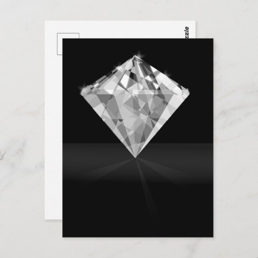 Black Diamond Gem Briefkaart (Voorkant / Achterkant)
