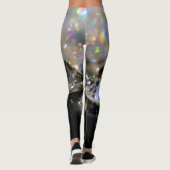 Black Diamond Modern Trendy Mode Sport Sjabloon Leggings (Achterkant)