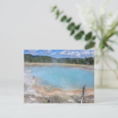 Black Diamond Pool, Yellowstone National Park Briefkaart (Staand voorkant)