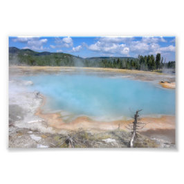 Black Diamond Pool, Yellowstone National Park Foto Afdruk