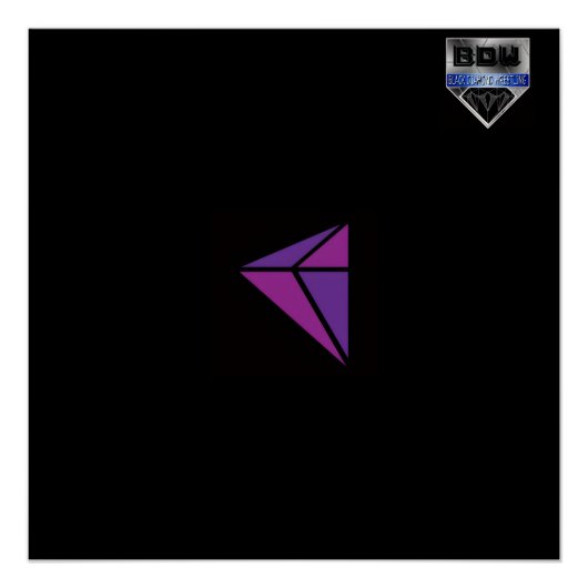 Black Diamond professioneel worstelen Perfect Poster (Voorkant)
