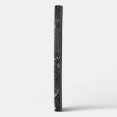 Black Diamond Snake Skin Hoesje-Mate iPhone Case (Achterkant / Links)