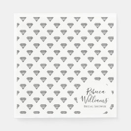 Black Diamond-Vrijgezellenfeest Servet