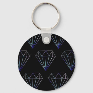 Black Diamond Wedding Verloving Sleutelhanger