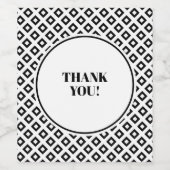 Black Diamond Wijn Etiket (Enkel label)