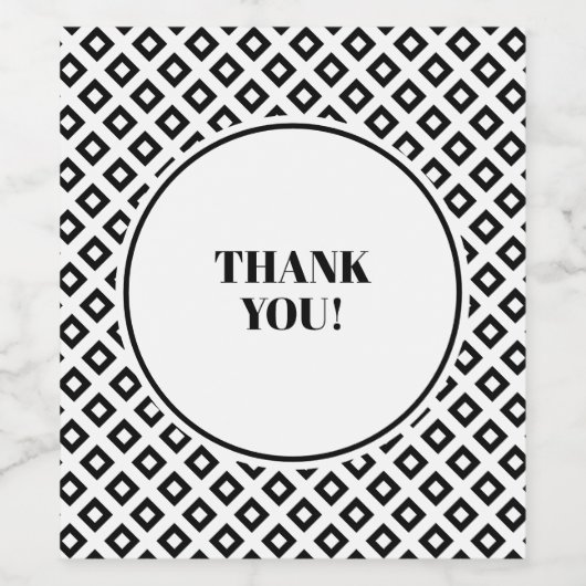 Black Diamond Wijn Etiket (Enkel label)