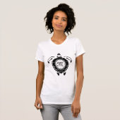 Black Diamond Zee Turtle Silhouette Monogram T-shirt (Voorkant volledig)