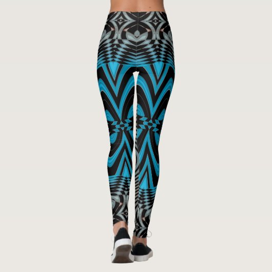 Black Diamonds-1-Swirl Leggings (Achterkant)