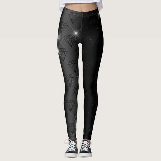 Black Diamonds Leggings (Voorkant)