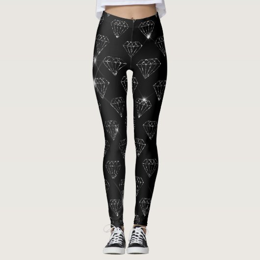 Black Diamonds Leggings (Voorkant)