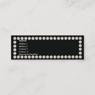 Black Diamonds - Skinny Mini Visitekaartje