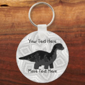 Black Dino Sleutelhanger (Voorkant)