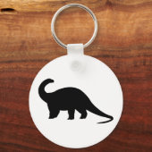 Black Dinosaur Sleutelhanger (Voorkant)