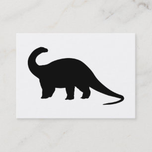 Black Dinosaur Visitekaartje