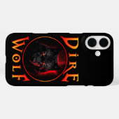 Black Dire wolf reünie Case-Mate iPhone Case (Achterkant (horizontaal))