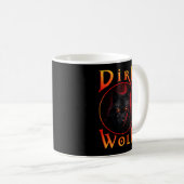 Black Dire wolf reünie Koffiemok (Voorkant rechts)