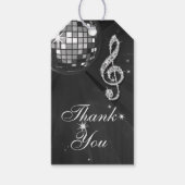 Black Disco Ball and Heels 50ste verjaardag Cadeaulabel (Voorkant)