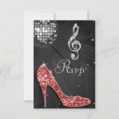 Black Disco Ball Sparkle Heels RSVP (Voorkant)