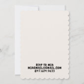 Black Disco Cherry Perfect Match Bachelorette Kaart (Achterkant)