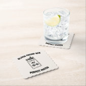 Black Disco Cherry Perfect Match Bachelorette Kartonnen Onderzetters (Insitu)