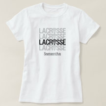 Black Distressed Lacrosse Word