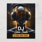 Black DJ's Karaoke DJ's Signer Vocal Music Produce Flyer (Voorkant)