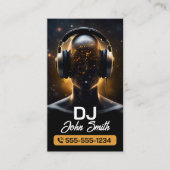 Black DJ's Karaoke DJ's Signer Vocal Music Produce Visitekaartje (Voorkant)