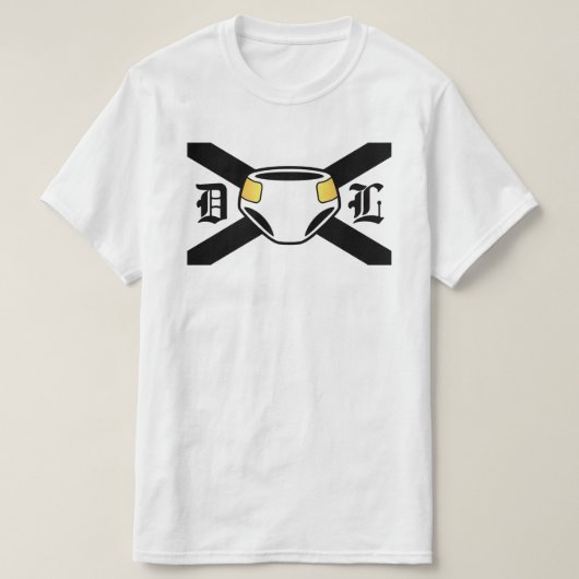 BLACK DL FLAG T-shirt (Design voorkant)