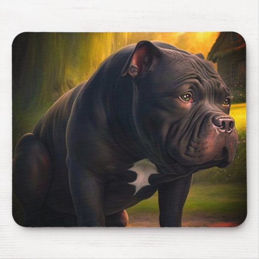 Black Dog Art Muismat (Voorkant)