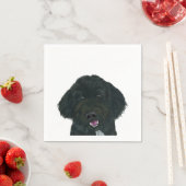 Black Dog Cocktail Napkins Servet (Insitu)