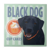 Black Dog Cup Cakes Tegeltje (Voorkant)