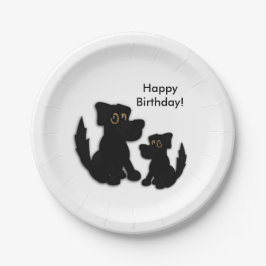 Black Dog Family Papieren Bordje