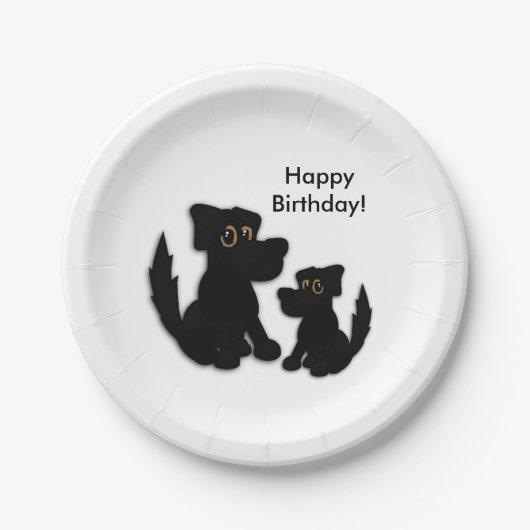 Black Dog Family Papieren Bordje (Voorkant)