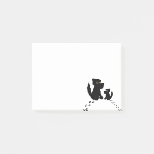 Black Dog Family Post-it® Notes (Voorkant)