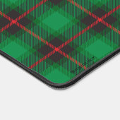 Black Dog Lab Groene Schotse Patroon Desk Mat (Hoek)