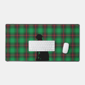 Black Dog Lab Groene Schotse Patroon Desk Mat (Keyboard & Muis)