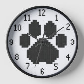 Black Dog Pawprint Building Blocks (Voorkant)