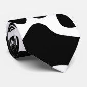 Black Dog Paws Stropdas (Opgerold)