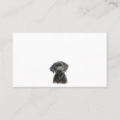 Black Dog Rescue Organisatie Visitekaartje (Achterkant)