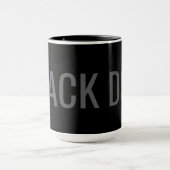 Black Dog - Typografie Mok (Midden)