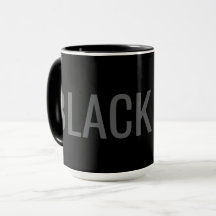 Black Dog - Typografie Mok