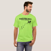 Black Dog Walk Shirten T-shirt (Voorkant volledig)