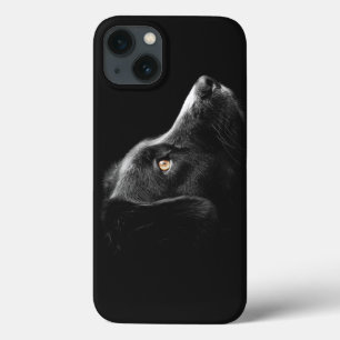 Black Dog Watching Case-Mate iPhone Case