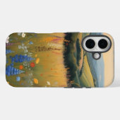 Black Dog Wildflower Case-Mate iPhone Case (Achterkant (horizontaal))