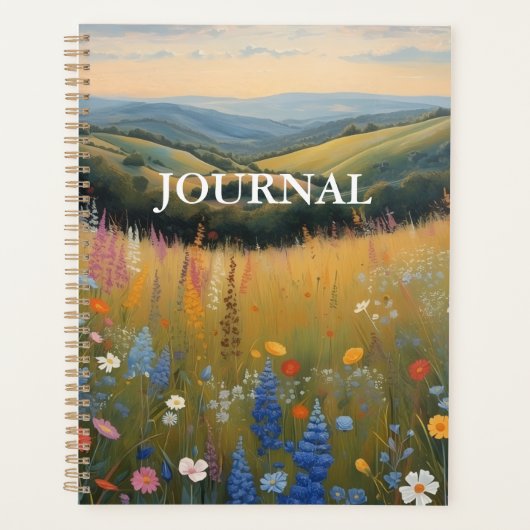Black Dog Wildflower JOURNAL Planner (Voorkant)