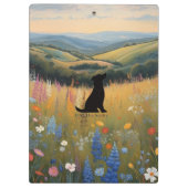 Black Dog Wildflower Klembord (Achterkant)