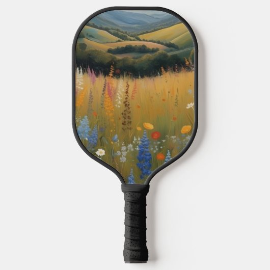Black Dog Wildflower Pickleball Paddle (Voorkant)