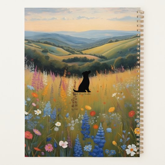 Black Dog Wildflower Planner (Achterkant)