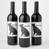 Black Dog Wine Label Wijn Etiket (Flessen)