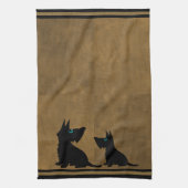 Black Dogs Towel Theedoek (Verticaal)